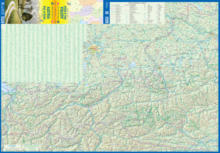 AUSTRIA mapa wodoodporna 1:380 000 ITMB 2022 (3)