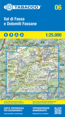 06 VAL DI FASSA mapa wodoodporna 1:25 000 TABACCO 2022 (1)