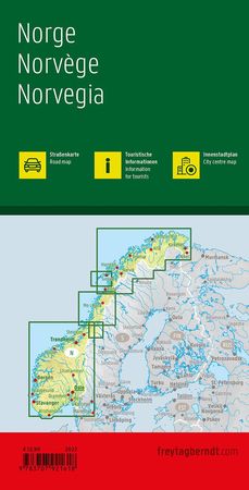 NORWEGIA mapa 1:600 000 FREYTAG & BERNDT 2022 (3)