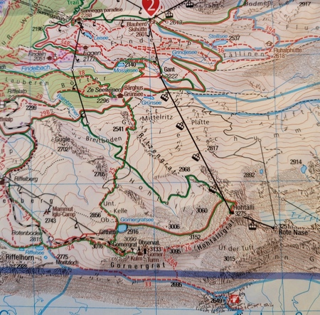 MONTE ROSA WK88 mapa turystyczna 1:50 000 KOMPASS 2022 (2)