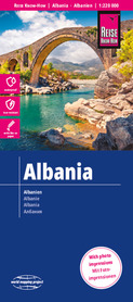 ALBANIA mapa 1:220 000 REISE KNOW HOW 2022