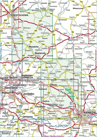 JURA KRAKOWSKO-CZĘSTOCHOWSKA mapa laminowana 1:50 000 COMPASS 2022 (3)
