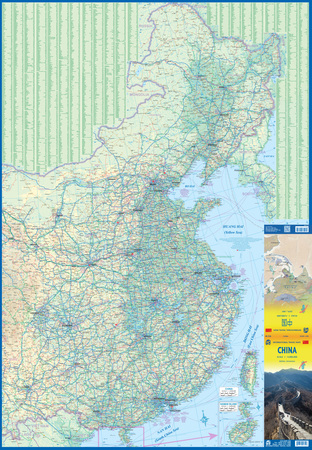 CHINY mapa wodoodporna 1:4 000 000 ITMB 2022 (2)
