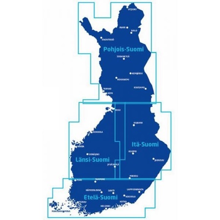 FINLANDIA PÓŁNOCNA 1:400 000 mapa Karttakeskus 2022 (2)