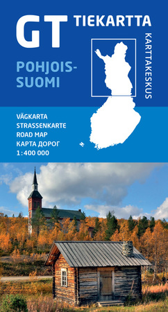 FINLANDIA PÓŁNOCNA 1:400 000 mapa Karttakeskus 2022 (1)