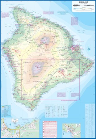 Hawaii Volcanoes NP & Big Island mapa wodoodporna ITMB 2023 (2)