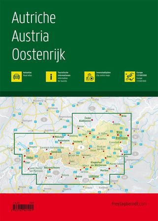 AUSTRIA atlas drogowy 1:200 000 FREYTAG & BERNDT 2022 (4)