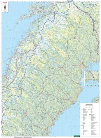 SZWECJA mapa 1:600 000 FREYTAG & BERNDT 2023 (3)