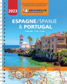 HISZPANIA PORTUGALIA atlas samochodowy MICHELIN 2023