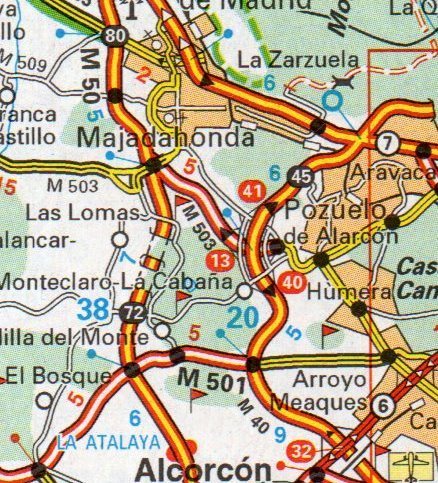 HISZPANIA PORTUGALIA atlas samochodowy MICHELIN 2023 (4)