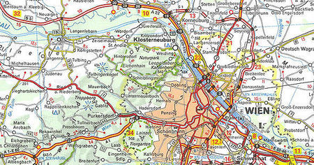 AUSTRIA mapa 1:400 000 MICHELIN 2023 (2)