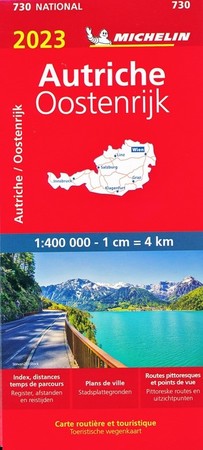 AUSTRIA mapa 1:400 000 MICHELIN 2023 (1)