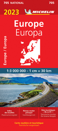 EUROPA mapa 1:3 000 000 MICHELIN 2023 (1)