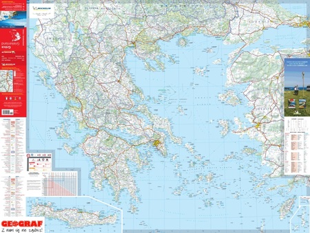 GRECJA mapa 1:700 000 MICHELIN 2022 (4)