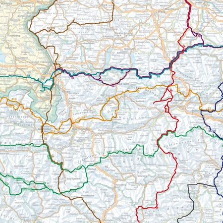 AUSTRIA Długodystansowe szlaki turystyczne FREYTAG & BERNDT 2022 (2)