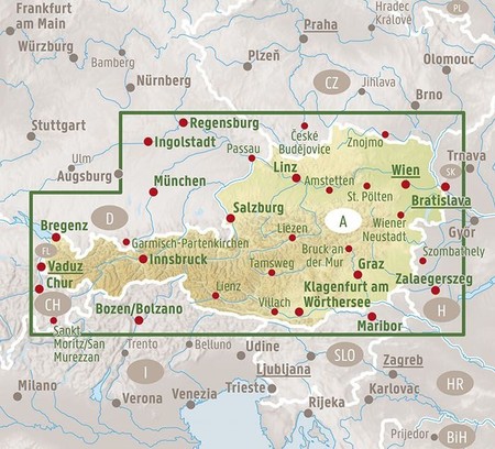 AUSTRIA Długodystansowe szlaki turystyczne FREYTAG & BERNDT 2022 (4)