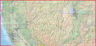 USA Południowo-Zachodnie mapa laminowana 1:1 350 000 EXPRESSMAP 2023 (8)