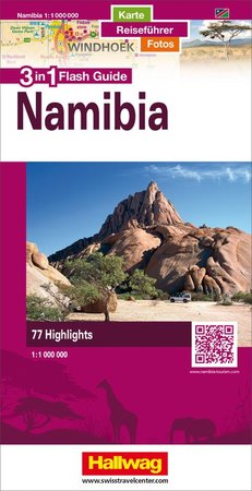 NAMIBIA 1:1 000 000 mapa Flash Guide HALLWAG 2022 (1)