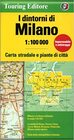 MEDIOLAN I OKOLICE BERGAMO mapa samochodowa 1:100 000 TOURING EDITORE 2022 (1)