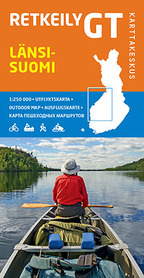 FINLANDIA ZACHODNIA Outdoor 1:250 000 mapa Karttakeskus