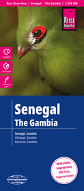 SENEGAL GAMBIA mapa 1:550 000 REISE KNOW HOW 2023