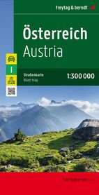 AUSTRIA mapa 1:300 000 FREYTAG & BERNDT 2020