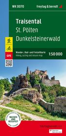 TRAISENTAL St. Polten Dunkelsteinerwald mapa FREYTAG & BERNDT 2023