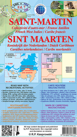 SAINT-MARTIN / SINT-MAARTEN mapa 1:15 000 KASPROWSKI 2023