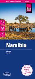 NAMIBIA mapa 1:1 200 000 REISE KNOW HOW 2023