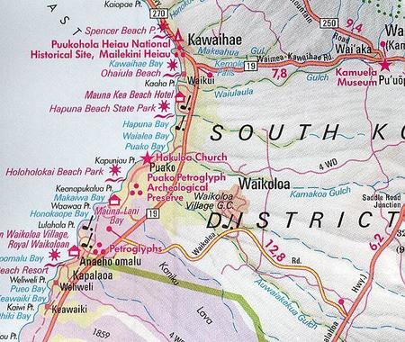 HAWAJE The Big Island mapa wodoodporna 1:330 000 NELLES (4)
