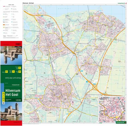 HILVERSUM plan miasta 1:20 000 FREYTAG & BERNDT 2022 (3)