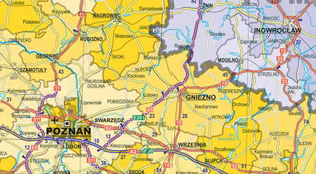 POLSKA mapa ogólnogeograficzna i administracyjno-samochodowa, 1:1 000 000 EXPRESSMAP 2023 (8)