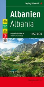 ALBANIA mapa 1:150 000 FREYTAG & BERNDT 2023