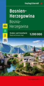 BOŚNIA I HERCEGOWNIA mapa 1:200 000 FREYTAG & BERNDT 2023