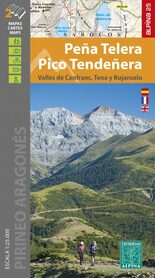 PENA TELERA Pico Tendenera mapa 1:25 000 ALPINA 2023/2024