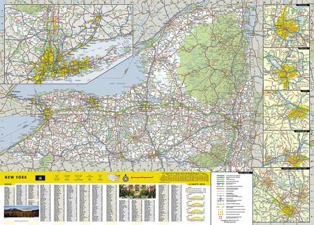 STAN NOWY JORK mapa wodoodporna NATIONAL GEOGRAPHIC 2023 (4)
