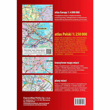 POLSKA atlas 1:250 000 + EUROPA 2023/2024 EXPRESSMAP (8)