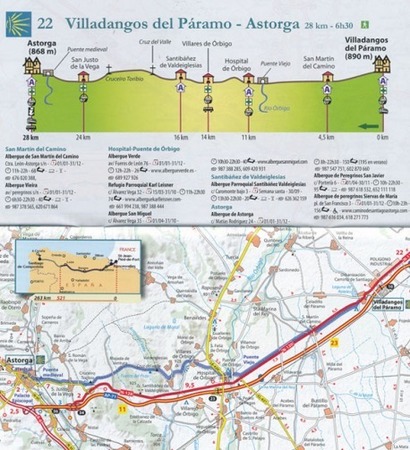 Camino de Santiago OD ST JEAN PIED DE PORT DO SANTIAGO DE COMPOSTELA atlas MICHELIN  2023 (5)