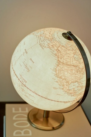 Globus podświetlany - Vintage Globe Light 25cm Gentlemen's Hardware (3)