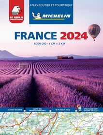 FRANCJA France 2024 - Tourist & Motoring Atlas Multi-flex MICHELIN