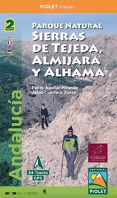 Sierras de Tejeda PN, Almijara y Alhama mapa turystyczna 1:20 000 PLIOLET 2020