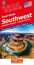 USA Southwest mapa samochodowa 1:1 000 000  HALLWAG 2023