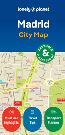 MADRYT MADRID City Map plan miasta LONELY PLANET 2023