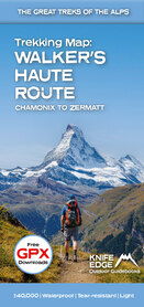 Alps Walker's Haute Route mapa trekkingowa 1:40 000 Knife Edge Outdoor 2023