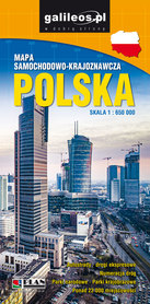 POLSKA mapa samochodowo - krajoznawcza STUDIO PLAN 2023/2024