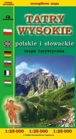 TATRY WYSOKIE Polskie i Słowackie mapa laminowana 1:25 000 SYGNATURA
