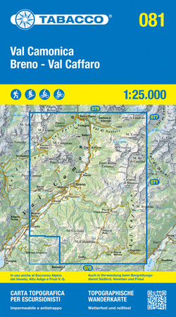 081 Val Camonica - Breno - Val Caffaro mapa wodoodporna 1:25 000 TABACCO 2023 (1)