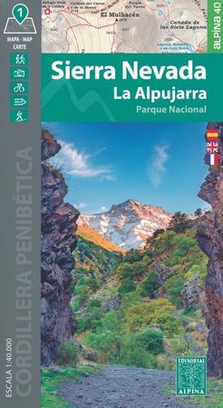 SIERRA NEVADA PN, LA ALPUJARRA mapa turystyczna 1:40 000 ALPINA 2024 (1)