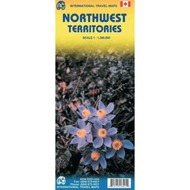 Northwest Territories & Nunavut mapa 1:1 650 000 / 1:2 600 000 ITMB 2024