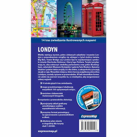 LONDYN przewodnik z planem miasta EXPRESSMAP 2024 (10)